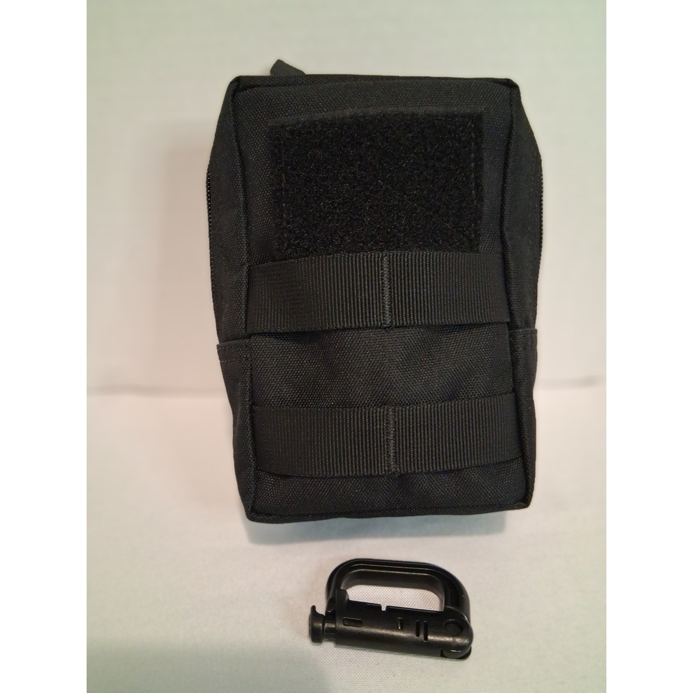 Black Tactical MOLLE Utility Pouch EDC Belt Bag Canvas Tool Gear Organizer